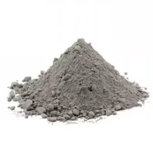 Argila em pó cinza